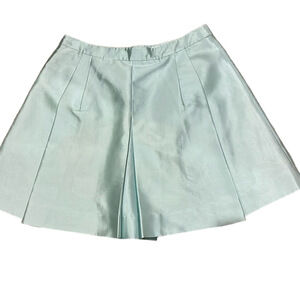 Beautiful Vineyard Vines Aqua Pleated Silk Skirt - Size 4